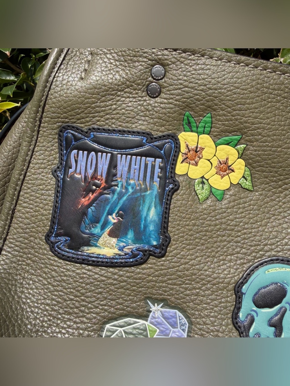 EUC Disney X Coach Rogue 25 With Patches 32780 - Picture 5 of 14